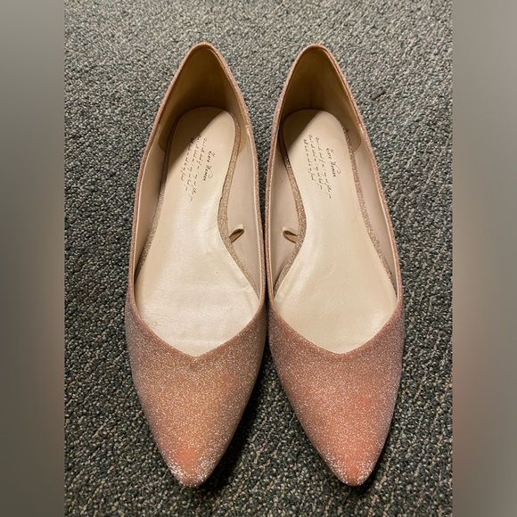 Zara flats gold sparkle shoes size 41 - Picture 4 of 4